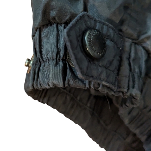 Columbia warm insulated black nylon ski /snow outdoor Gorpcore pants Sz XL - Picture 4 of 8